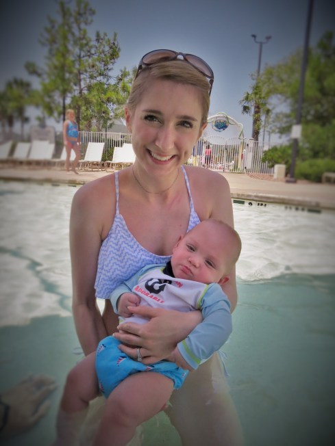 Just me and my mommy.